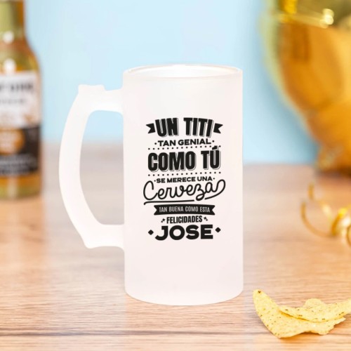 Pinta de cerveza personalizada